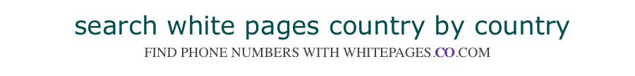 Search White Pages International
